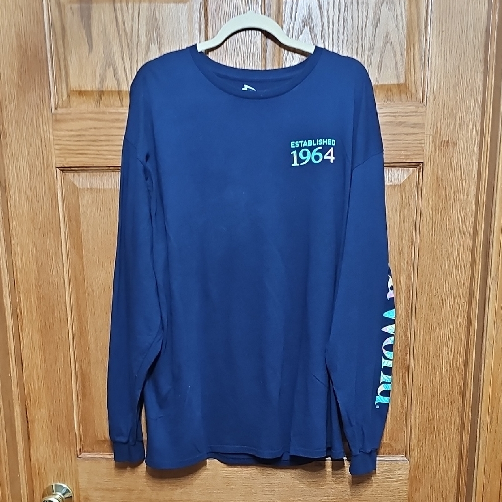 Navy Blue Long Sleeve Sweatshirt